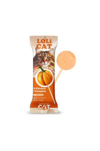 EUROGOLD CAT LOLİCAT KEDİ ÖDÜL LOLİPOP 1.5 GR BALKABAKLI - 15'Lİ .5